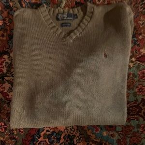 Mens long sleeve Ralph Lauren V neck sweater